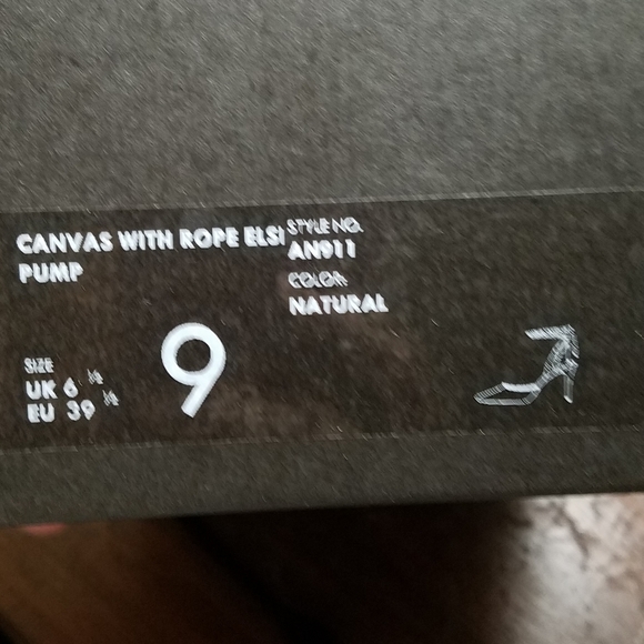 NIB J. Crew Canvas Heels Ankle Rope Tie Fringe 9 - Picture 9 of 11